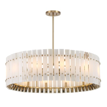 Metropolitan Bardon 12 Light 36" Wide Pendant Celeste Brass