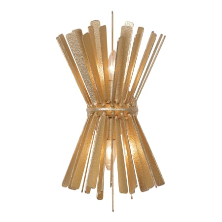 Metropolitan Confluence 2 Light 19" Tall Wall Sconce Piastra Gold