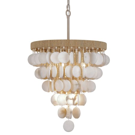 Metropolitan Aurelias Cove 8 Light 20" Wide Pendant Autumn White