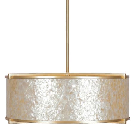 Metropolitan Sommers Bend 6 Light 27" Wide Pendant Fawn Gold