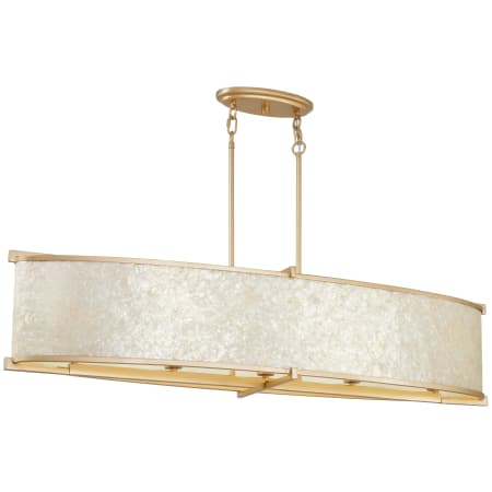 Metropolitan Sommers Bend 5 Light 48" Wide Linear Chandelier Fawn Gold