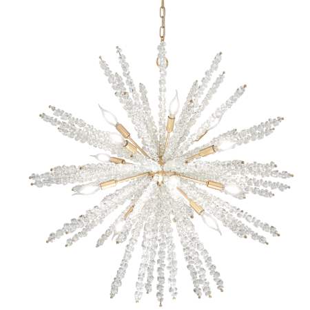 Metropolitan Aisi 16 Light 36" Wide Pendant Fawn Gold