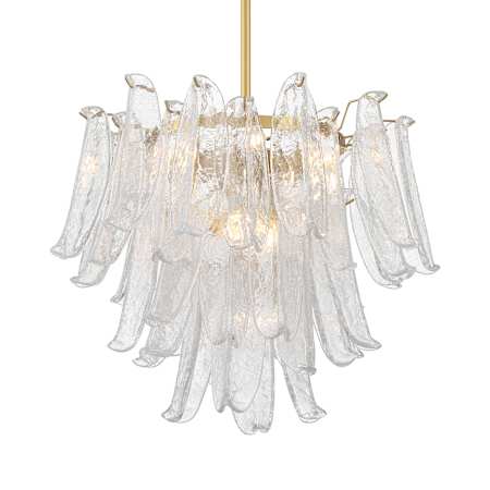 Metropolitan Regent 9 Light 23" Wide Chandelier Legacy Brass / Clear