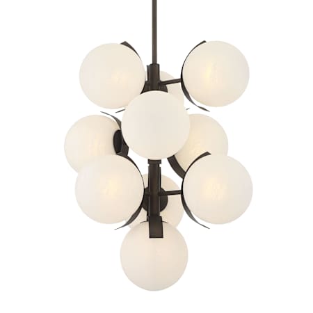 Metropolitan Vino 10 Light 25" Wide Abstract Multi Light Pendant Dark Bronze