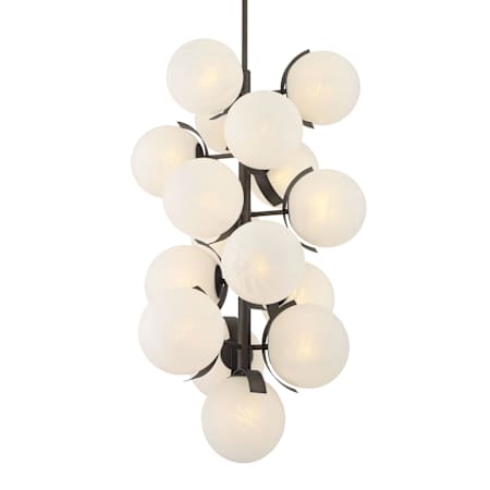 Metropolitan Vino 16 Light 25" Wide Abstract Multi Light Pendant Dark Bronze