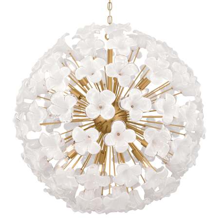 Metropolitan Bloome 12 Light 30" Wide Pendant Legacy Brass
