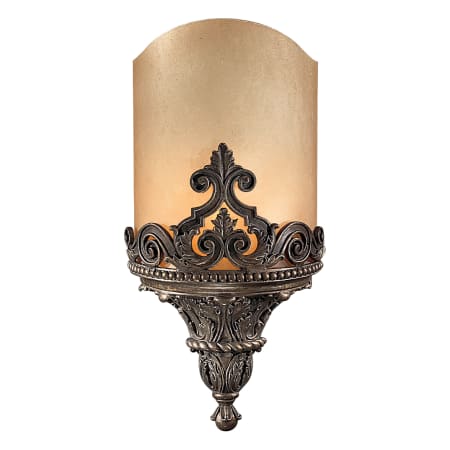 Metropolitan 17" Tall Wall Sconce with Alabaster Stone Shade - ADA Compliant Aged Bronze