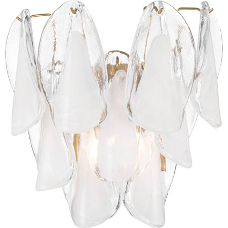 Metropolitan Verla Crest 2 Light 15" Tall Wall Sconce Legacy Brass