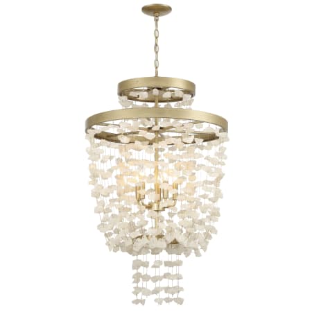 Metropolitan Stonybrook 5 Light 24" Wide Pendant Havana Gold
