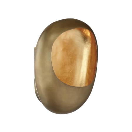 Metropolitan Ardor 10" Tall LED Wall Sconce Antique Brass / Gold Leaf