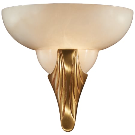 Metropolitan 1 Light 9" Wide Wall Sconce with White Glass Shade from the Metropolitan Collection Gold