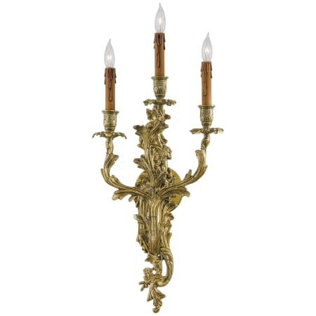 Metropolitan Metropolitan 3 Light 26" Tall Candle Style Wall Sconce Heirloom Gold