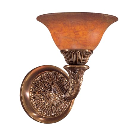 Metropolitan 1 Light 8" Width Uplight Wall Sconce from the Metropolitan Collection Antique Bronze