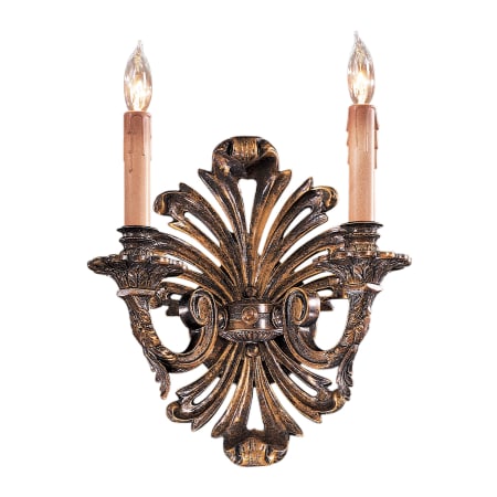 Metropolitan 2 Light 11.25" Width Candle-Style Double Wall Sconce from the Metropolitan Collection Oxide French Gold