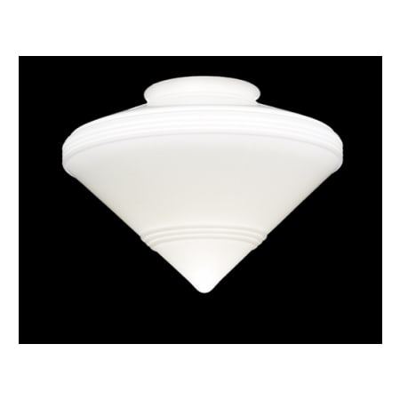 Meyda Tiffany Deco Fanlight Shade White