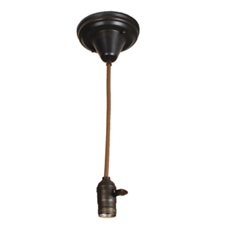 Meyda Tiffany Single Light 5" Wide Mini Pendant without Shade Craftsman Brown