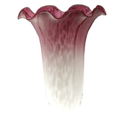 Meyda Tiffany 3" x 5" Pink / White Pond Lily Shade Pink/White