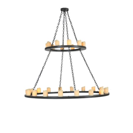 Meyda Tiffany Twenty-Eight Light Up Lighting Two Tier Chandelier from the Loxley Collection Timeless Bronze