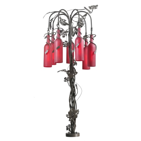 Meyda Tiffany Seven Light Down Lighting Floor Lamp from the Wine Bottle Collection Antique Bronze