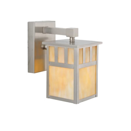 Meyda Tiffany Single Light Down Lighting Outdoor Wall Sconce from the Mission Collection Pewter