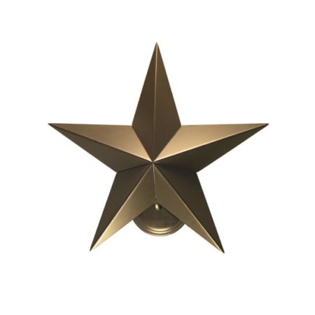 Meyda Tiffany 15" Wide Single Light Wall Sconce with Star Shaped Shade Timeless Bronze