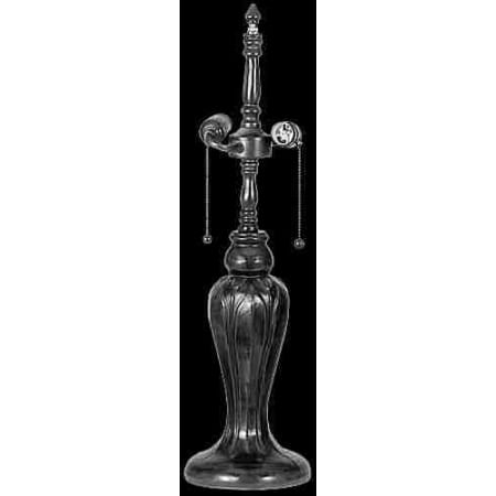 Meyda Tiffany Two Light Table Lamp Antique Copper