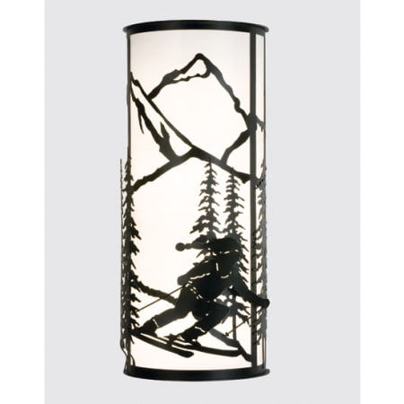 Meyda Tiffany 13" Wide 4 Light Wall Sconce Black