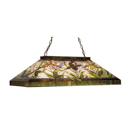 Meyda Tiffany Lady Slippers 3 Light Single Tier Billiard Chandelier N/A