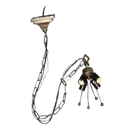 Meyda Tiffany 4 Light 5-1/4" Wide Multi Light Pendant without Shade Pewter