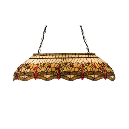 Meyda Tiffany Island / Billiard Fixture from the Scarlet Dragonfly Collection Mahogany Bronze