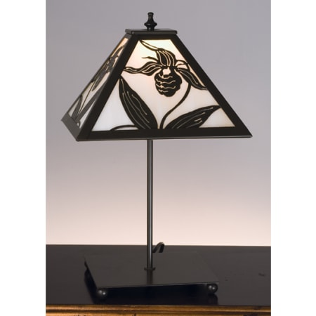 Meyda Tiffany Single Light Table Lamp Timeless Bronze