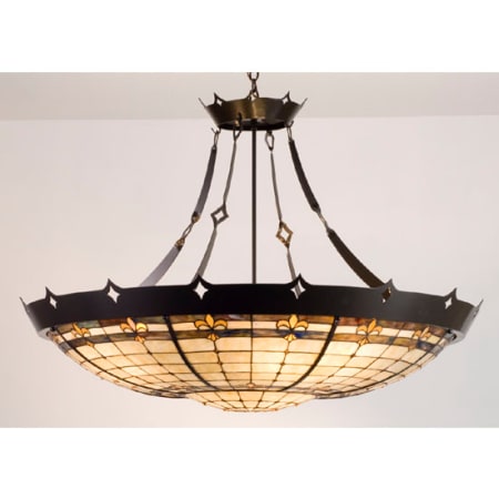 Meyda Tiffany 4 Light 28" Wide Pendant with Handmade Shade N/A