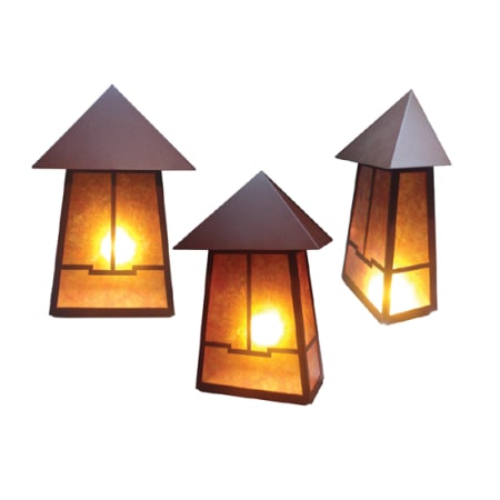 Meyda Tiffany 12" Wide 2 Light Lantern Wall Sconce Rust