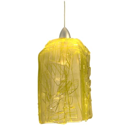 Meyda Tiffany Single Light Down Lighting Mini Pendant from the Metro Fusion Collection Platinum