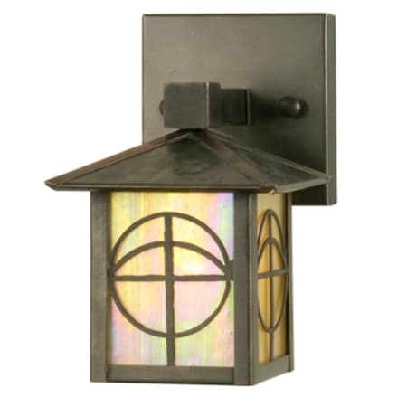 Meyda Tiffany 5" Wide Single Light Wall Sconce Craftsman Brown