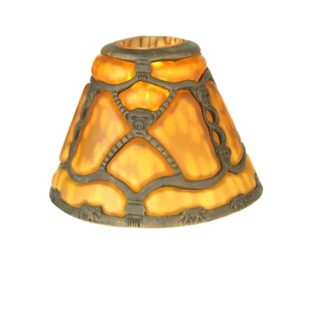 Meyda Tiffany Single Glass Shade from the Bantam Collection Polished Brass