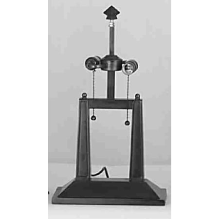 Meyda Tiffany Two Light Table Lamp Bronze