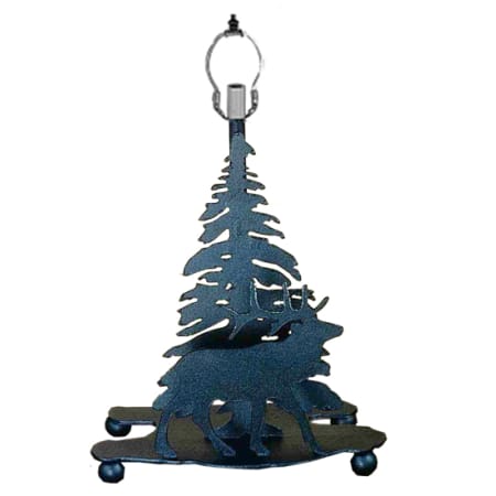 Meyda Tiffany Single Light Up Lighting Table Lamp from the Elk Collection Black