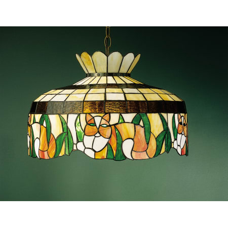 Meyda Tiffany Single Light 20" Wide Pendant with Handmade Shade Tiffany Glass
