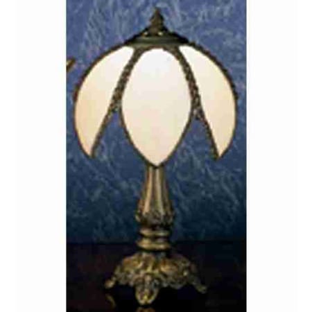 Meyda Tiffany Accent Table Lamp from the Roses Bouquet Collection Tiffany Glass