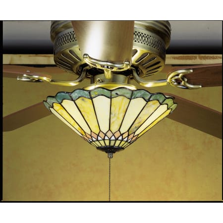 Meyda Tiffany Stained Glass / Tiffany Fan Light Kit from the Fixtures Collection Tiffany Glass