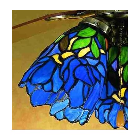 Meyda Tiffany Stained Glass / Tiffany Fan Light Kit Glassware Tiffany Glass