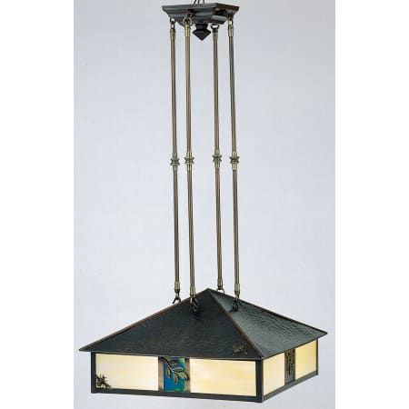 Meyda Tiffany 3 Light 23" Wide Pendant with Handmade Shade N/A