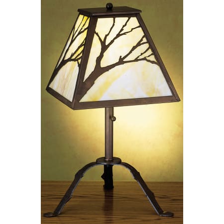 Meyda Tiffany Tree Branch Table Lamp from the Oak Designs Collection Antique Copper