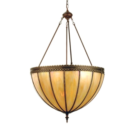 Meyda Tiffany 3 Light 25-1/4" Wide Pendant with Handmade Shade N/A