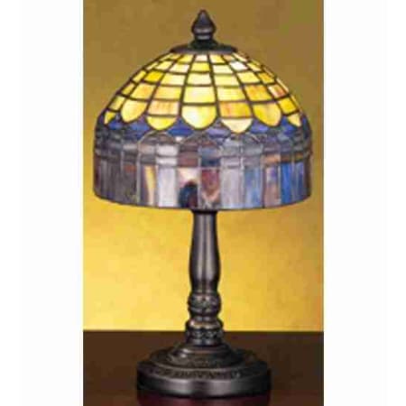 Meyda Tiffany Vintage Stained Glass / Tiffany Accent Table Lamp from the Tiffany Candice Collection Tiffany Glass
