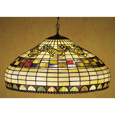 Meyda Tiffany 3 Light 23" Wide Pendant with Handmade Shade Tiffany Glass