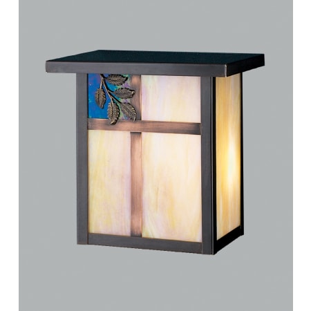 Meyda Tiffany Branch 0" Wide Single Light Wall Washer Black