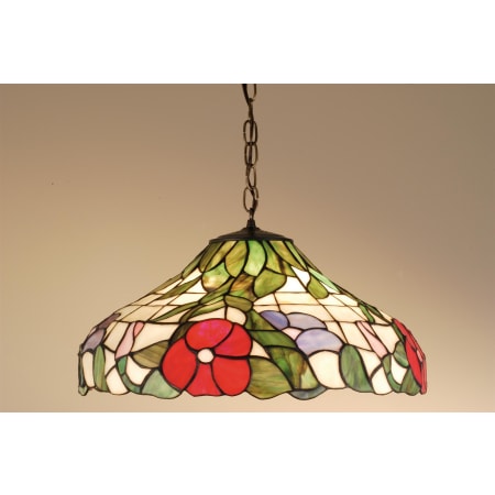 Meyda Tiffany 20" Wide Pendant with Handmade Shade Tiffany Glass