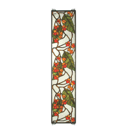 Meyda Tiffany Tiffany Stained Glass Window Pane from the Bittersweet Collection Solid Brass